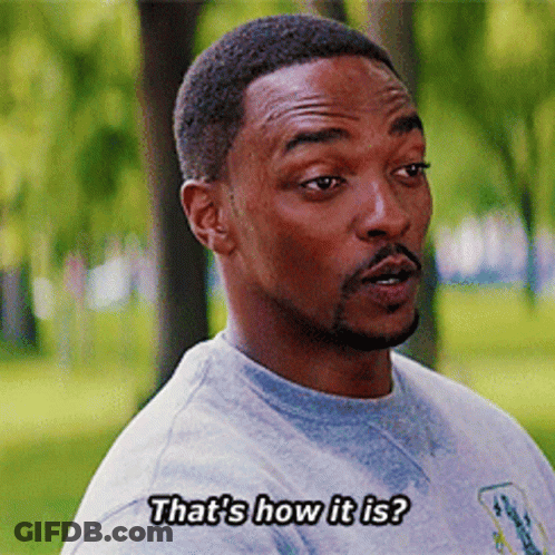 Man In Grey Shirt Saying That's How It Is GIF