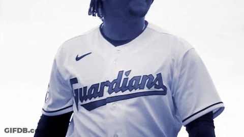 Man In Guardians Baseball Jersey GIF