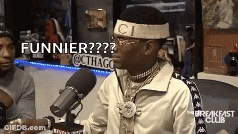 Man In Gucci Headband At Microphone GIF
