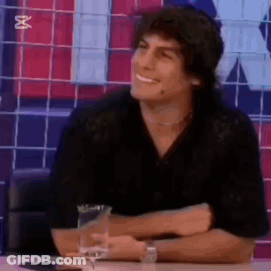 Man In Gucci Headband Singing Into Microphone GIF