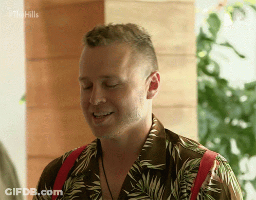 Man In Gucci Shirt Says Get Out GIF
