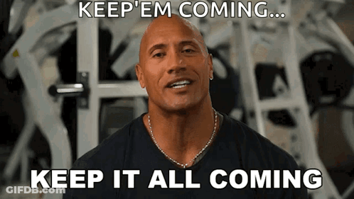 Man In Gym Saying Keep Em Coming GIF