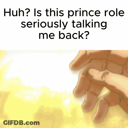 Man In Hallway Huh Prince Role Talking Back GIF