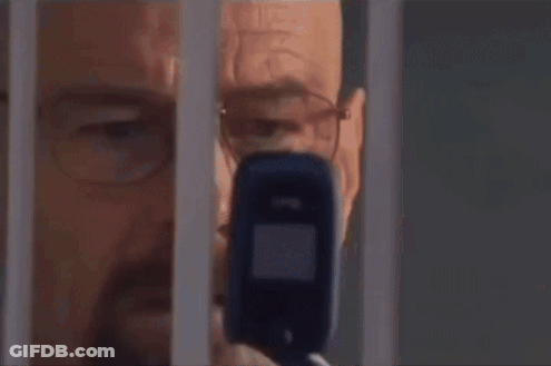Man In Hallway With Ice Cold Sign GIF