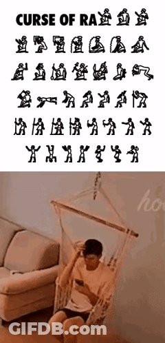 Man In Hammock With Curse Of Ra GIF