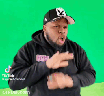 Man In Hat And Black Hoodie Gesturing GIF