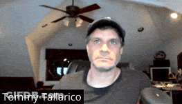 Man In Hat And Black Shirt Named Tommy Tallarico GIF