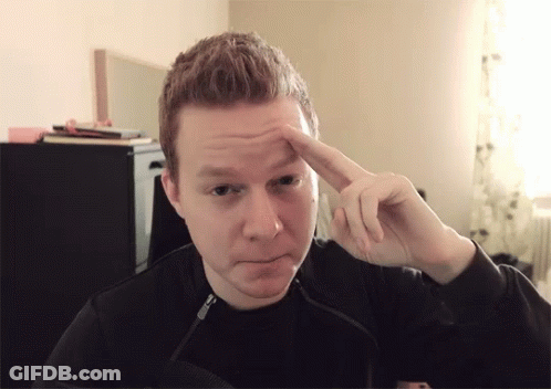 Man In Hat And Black Shirt Sitting By Nike Box GIF