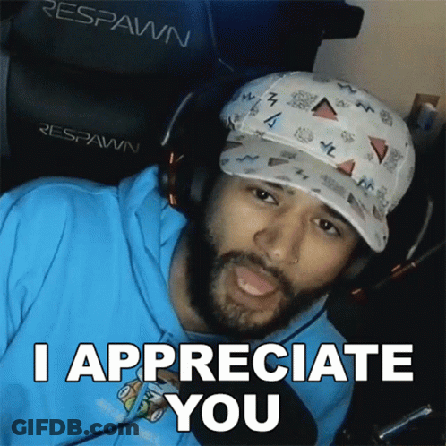 Man In Hat And Blue Hoodie Saying I Appreciate You GIF