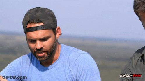 Man In Hat And Blue Shirt Kings Of Pain GIF