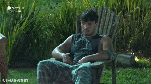Man In Hat And Chain With Name Caden GIF