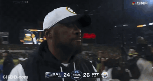 Man In Hat And Headphones Common Mike Tomlin Failure GIF