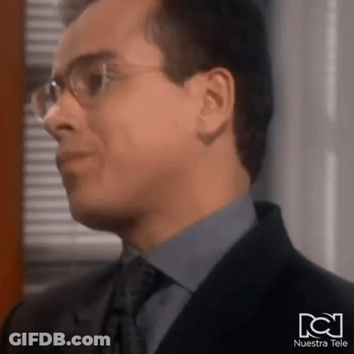 Man In Hat And Headphones Making Funny Face GIF