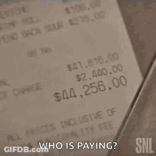 Man In Hat And Hoodie Asking Who Is Paying GIF