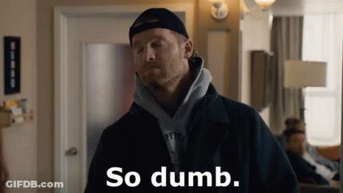 Man In Hat And Jacket Saying So Dumb GIF