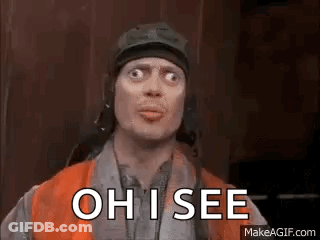 Man In Hat And Orange Vest Saying Oh I See GIF