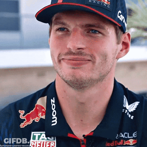 Man In Hat And Red Bull Shirt GIF
