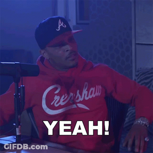 Man In Hat And Red Sweatshirt Says Yeah GIF
