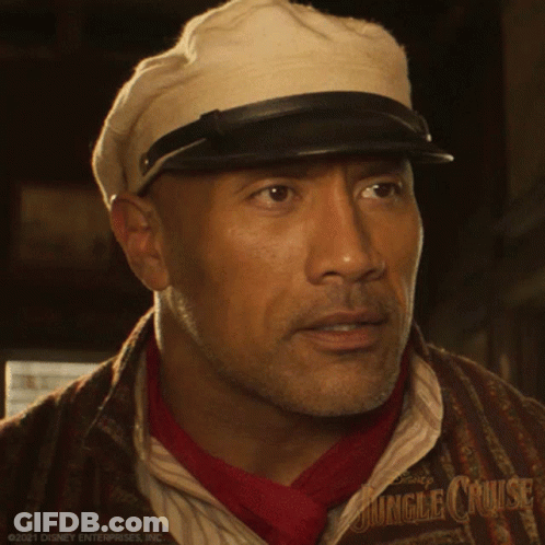 Man In Hat And Scarf With Jungle Cruise GIF