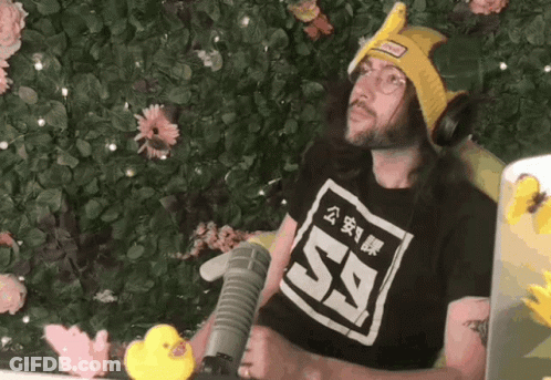 Man In Hat And Shirt With Number 59 GIF
