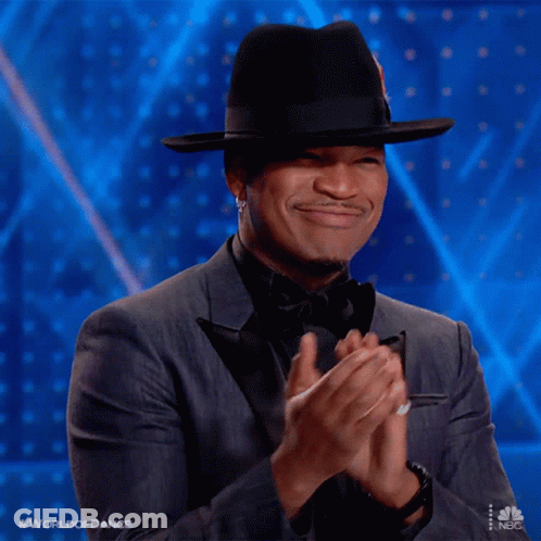 Man In Hat And Suit Clapping GIF