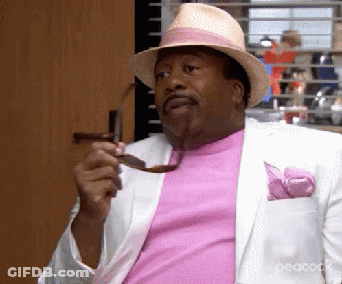 Man In Hat And Sunglasses Holding Glasses GIF