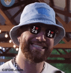 Man In Hat And Sunglasses I Heart Ts GIF