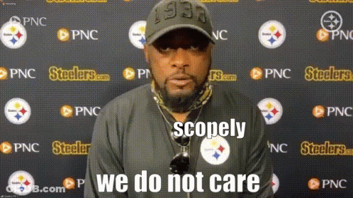 Man In Hat And Sunglasses Says Scopely We Do Not Care GIF