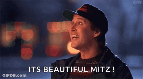 Man In Hat And Sweater Says Its Beautiful Mitz GIF
