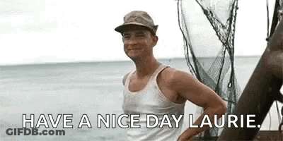 Man In Hat And Tank Top GIF
