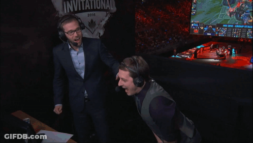 Man In Hat And Tie Asking Yoshi To Play GIF