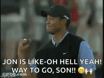Man In Hat And Vest Holding Golf Ball GIF