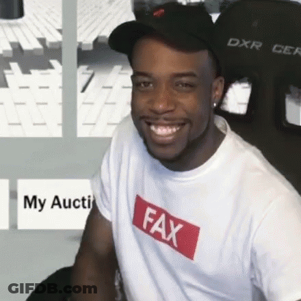 Man In Hat And White Shirt Saying Fax GIF
