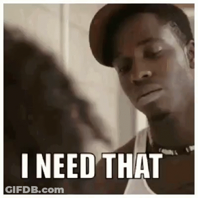 Man In Hat And White Tank Top Talking To Woman GIF