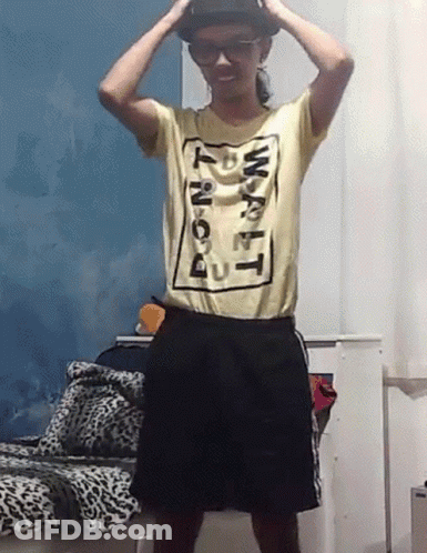 Man In Hat And Yellow Shirt Saying Wait GIF