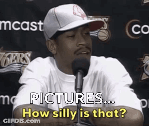 Man In Hat Asking How Silly Is That GIF