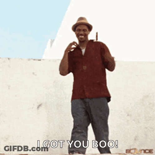 Man In Hat Dancing I Got You Boo GIF
