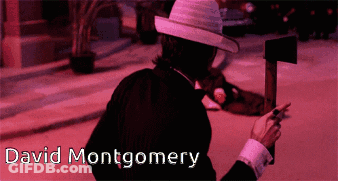 Man In Hat Holding Axe David Montgomery GIF