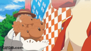 Man In Hat Holding Fried Chicken GIF