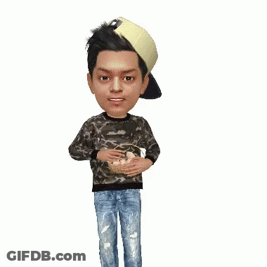 Man In Hat Holding Melted Egg GIF