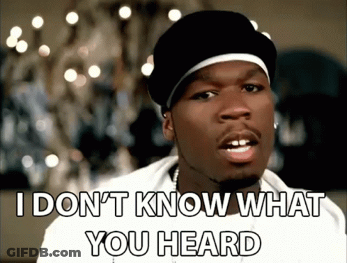Man In Hat I Don't Know What You Heard GIF