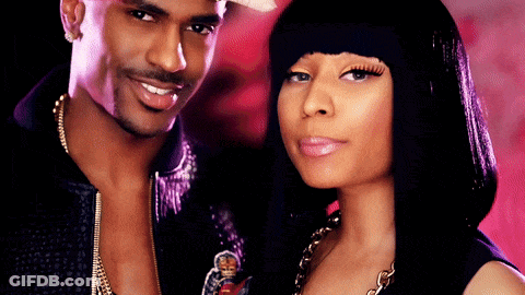 Man In Hat Posing With Woman GIF