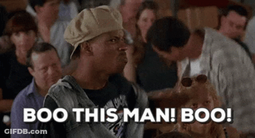 Man In Hat Saying Boo GIF