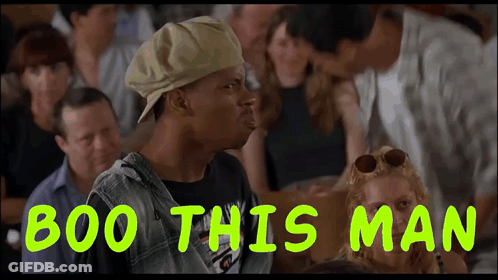 Man In Hat Saying Boo GIF