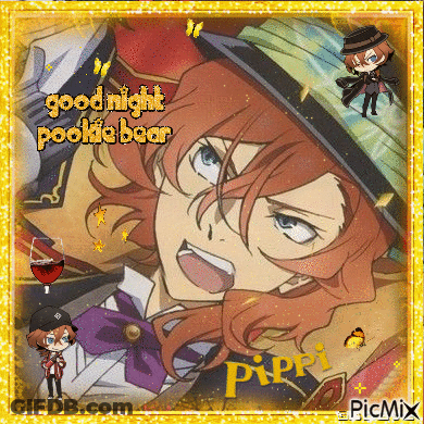 Man In Hat Saying Good Night Pookie Bear GIF
