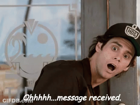 Man In Hat Saying HDS In Front Of Glass Door GIF