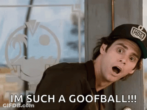 Man In Hat Saying I'm Such A Goofball GIF