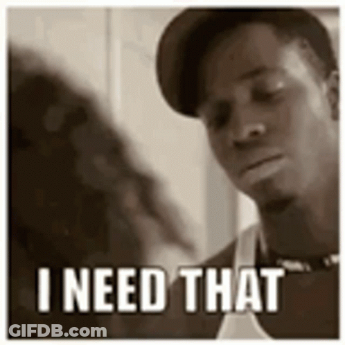 Man In Hat Saying I Need That To Woman GIF