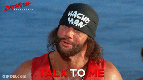 Man In Hat Saying Mache Man GIF