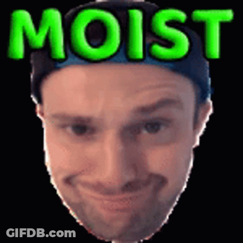 Man In Hat Saying Moist GIF